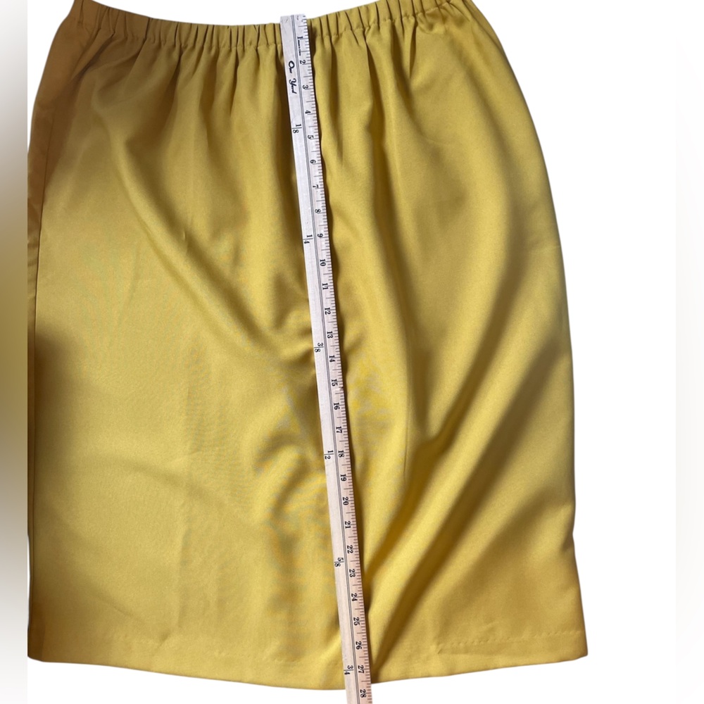 ROAMAN'S Deep Yellow Suit 3/4 Sleeve Jacket and Skirt Suit Set - Size 20W - Picture 16 of 16